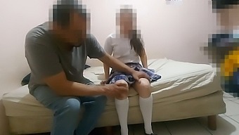 Beautiful Mexican Schoolgirl Conspires With Neighbor To Surprise Her Boyfriend With A Special Gift, Has Sex With A Young Man From Sinaloa In A Homemade Video