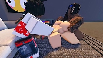 Makima Takes On Multiple Men In A Steamy Roblox Session