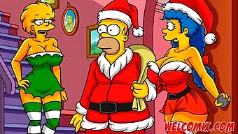 The Simpsons Hentai: Husband'S Unconventional Christmas Gift To His Wife