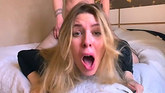 Watch As A Pawg Gets Her Cuckold Boyfriend Off With A Blowjob On Camera