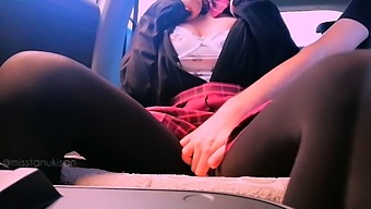 Public Sex With A Horny Step Sister In The Car