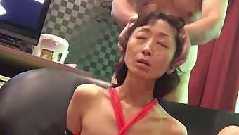 Japanese Girl Miyuki Gagged And Bound On Sofa For Humiliation