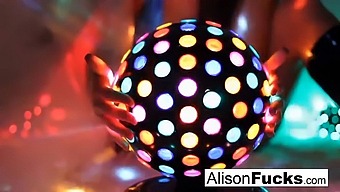 Stunning Busty Beauty Alison Tyler In A Seductive Disco Setting