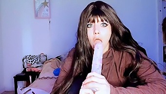 Blowjob And Dildo Play With A Young Asian Girl