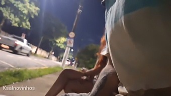 Daring Handjob By The Bus Stop With A Gorgeous Unknown Person