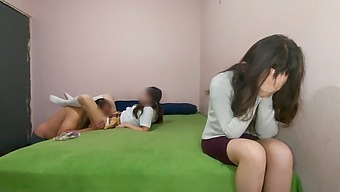 Betrayed And Aroused: Wife Watches As Her Husband And Stepdaughter Have Sex