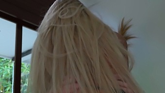 Wet And Wild: A Facial Orgasm With A Squirting Blonde