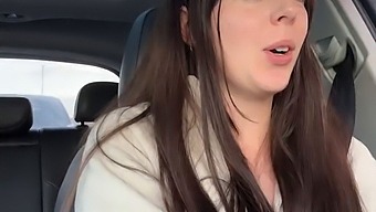 Solo Brunette Woman Achieves Orgasm With Pink Vibrator