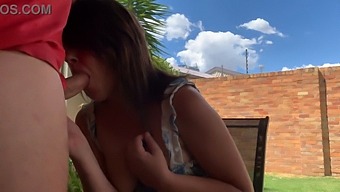 I Joined My Friend And His Wife For An Outdoor Oral Session